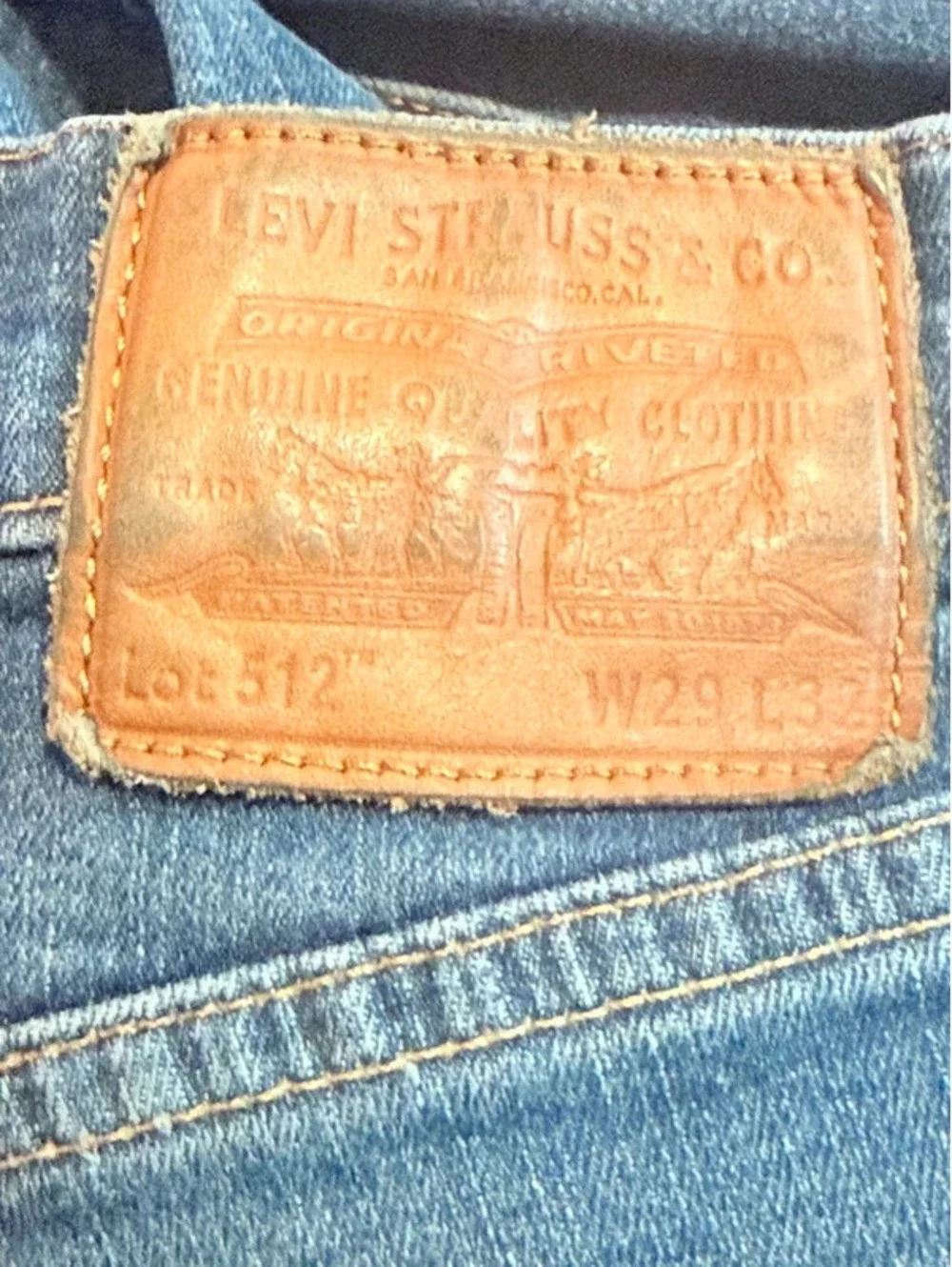 Levi’s 512 Men’s Slim Taper Fit Jeans Size 29x32 1378